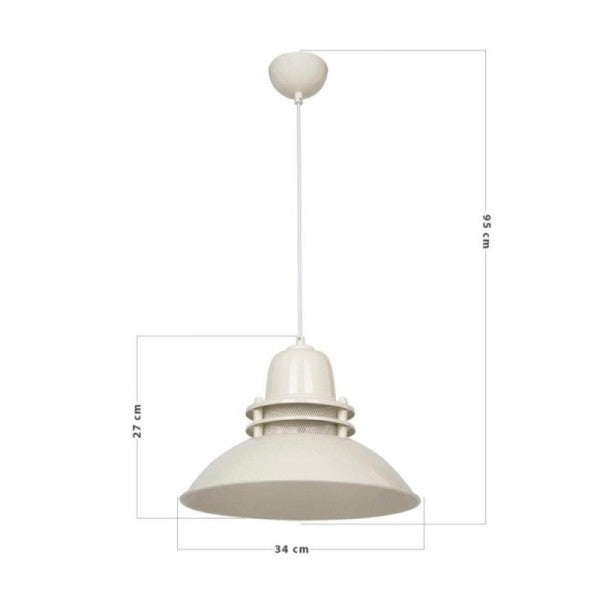 lampada stile industriale fucsia