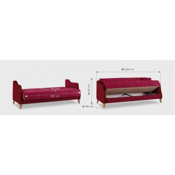 divano letto 3 posti