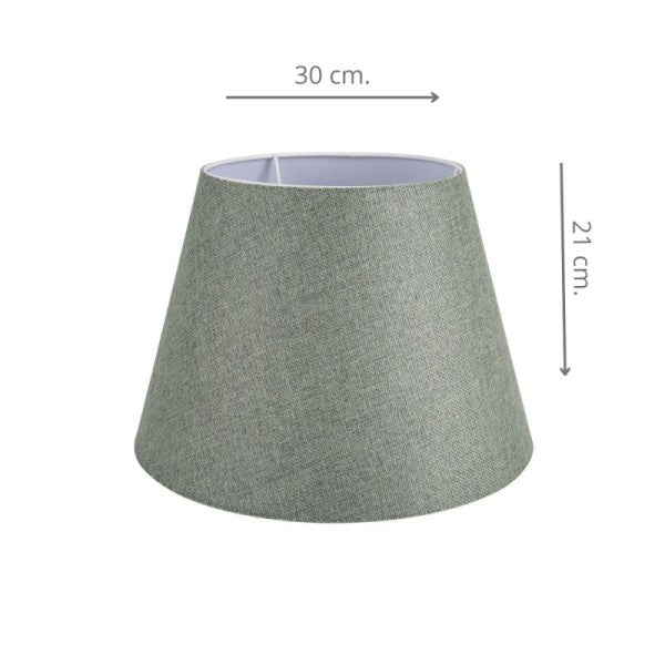 paralume verde cono