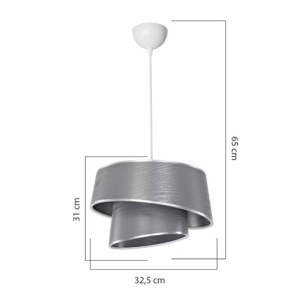 lampada moderna effetto legno
