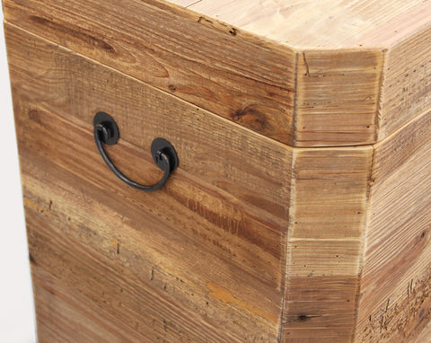 Baule contenitore in legno di pino
