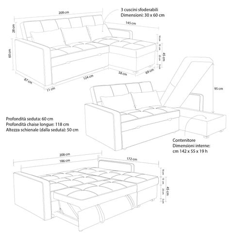 Divano letto Easy Bed