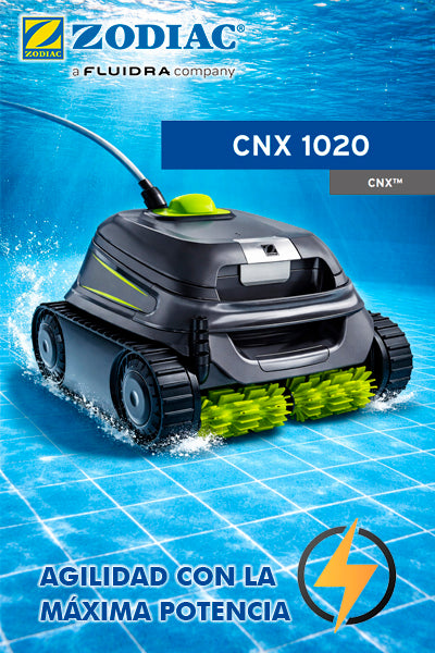Robot pulitore per piscina Zodiac CNX 1020 con cavo da 15 m (WR000488) per la pulizia del fondo della piscina