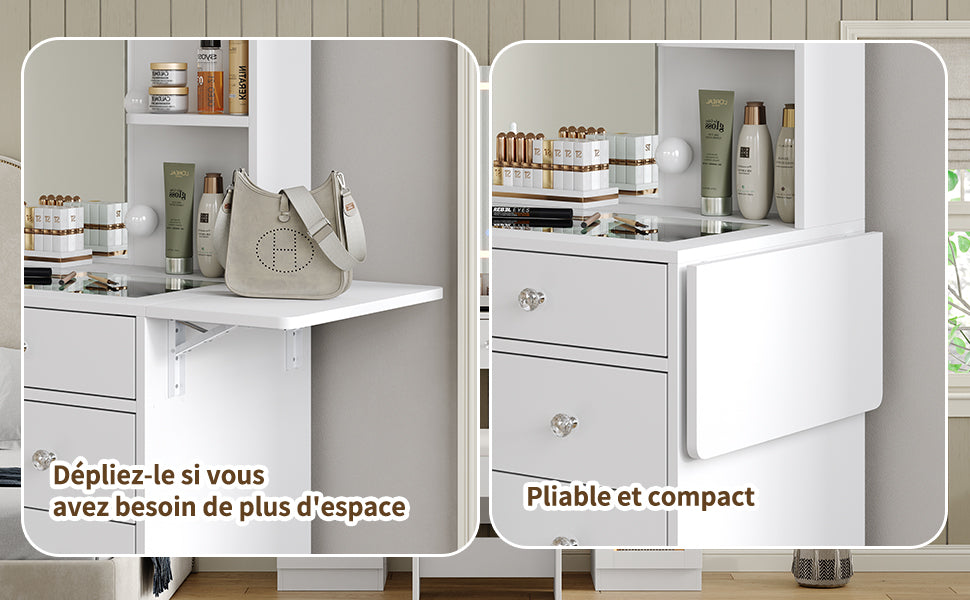 Station de charge coiffeuse