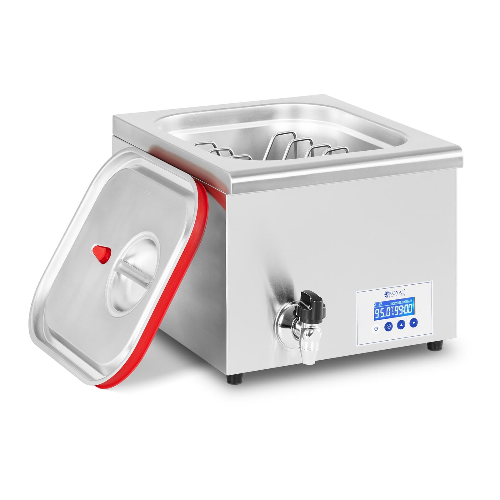 Royal Catering Machine Sous Vide Alimentaire Sac Cuisson Inox/Abs 16L/Min