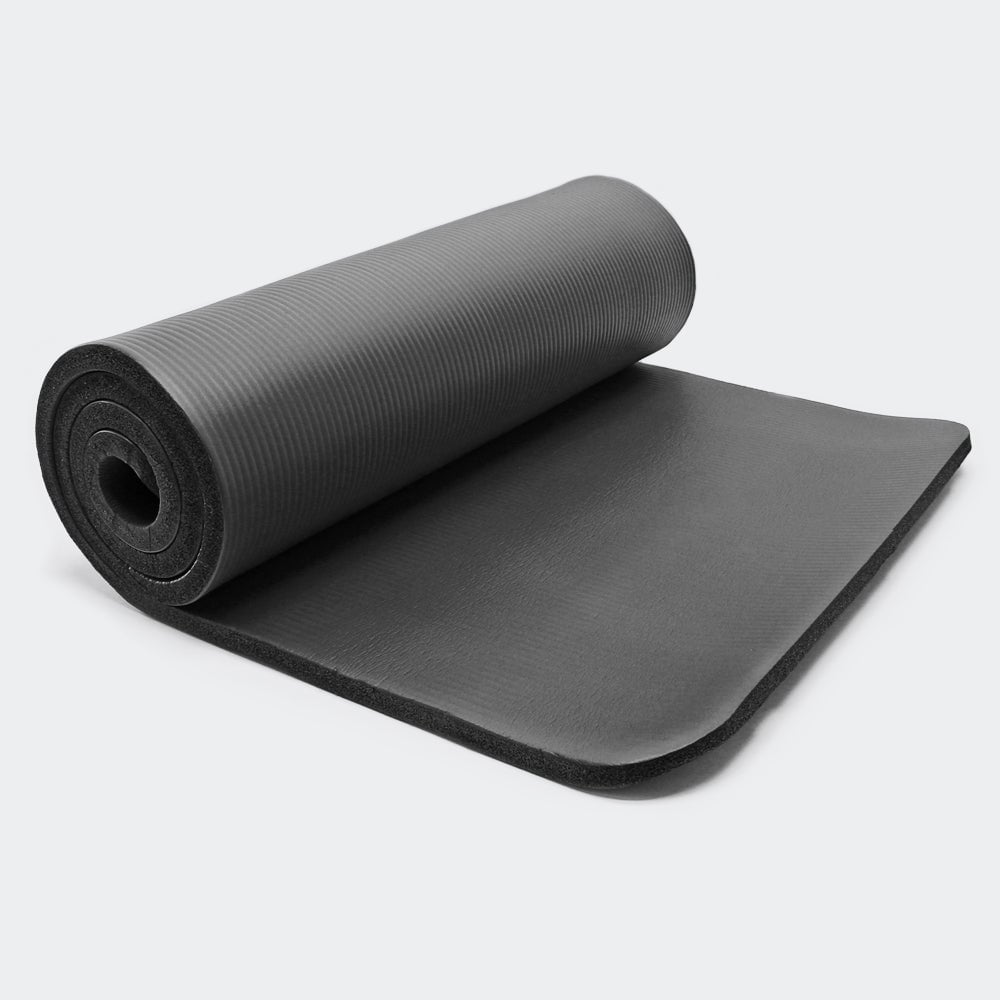 Tapis de Gymnastique Pliable Matelas de Fitness Portable Natte de Gym pour  Fitness Yoga Sport et Exercice Noir - Costway