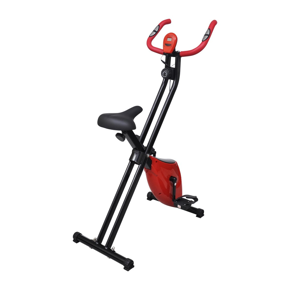 V lo d appartement pliable magn tique rouge et noir Xbike sport