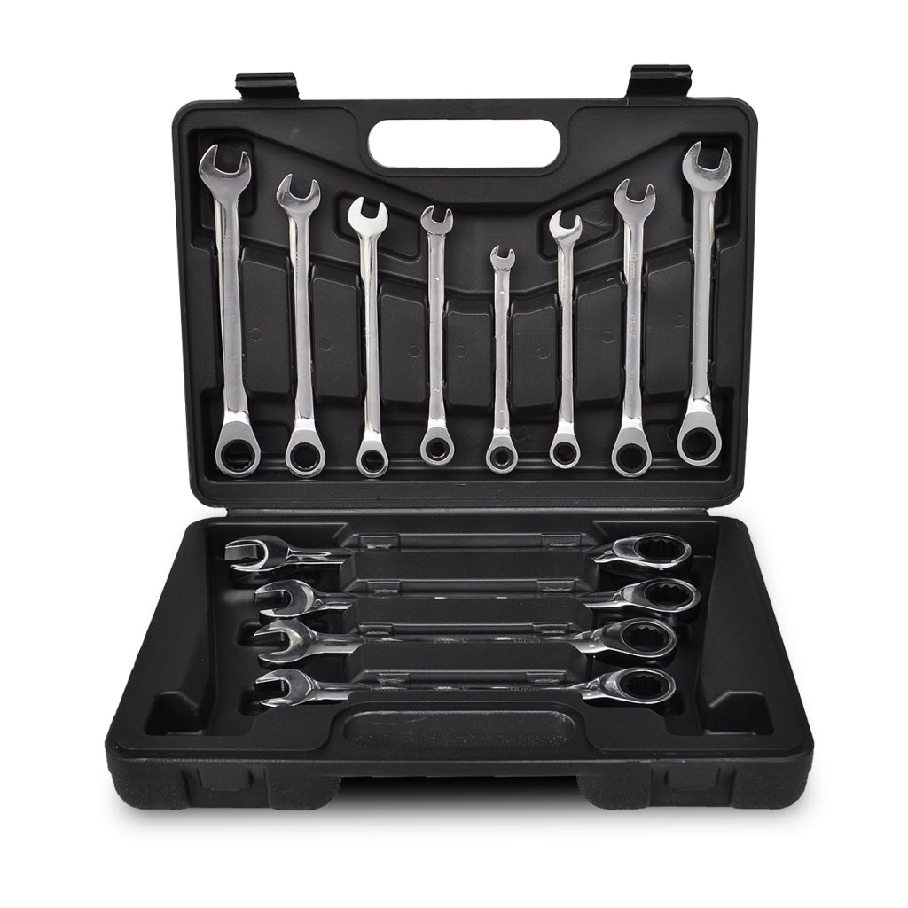12 CLES MIXTES ARTICULEES A CLIQUET EN MALLETTE