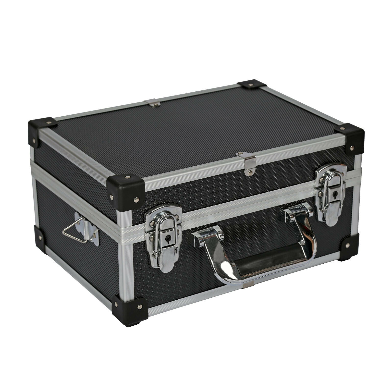 Mallette en aluminium 32 cm boîte à outils box alu valise rangement dvd