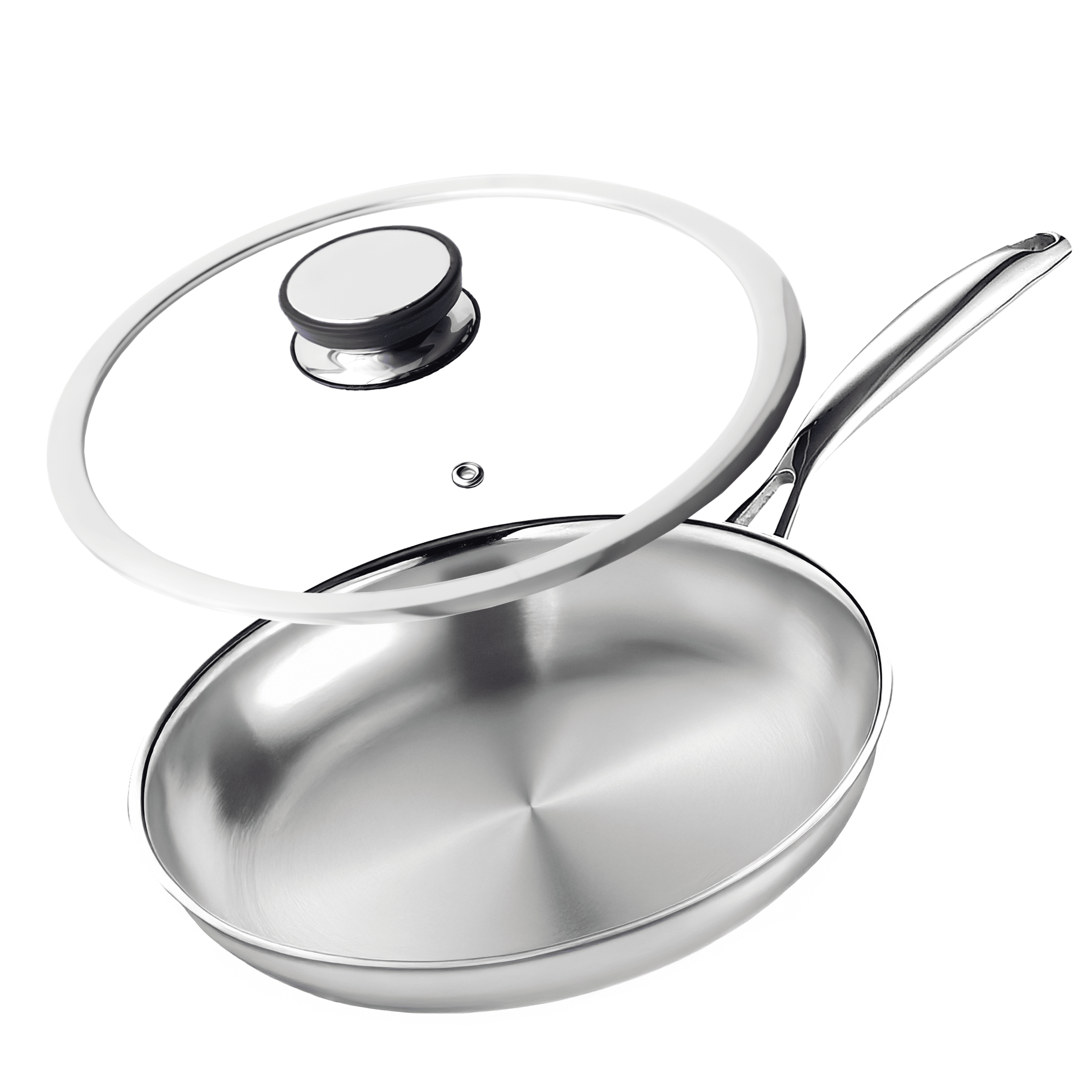 Sartén de inducción de acero profesional Hikari 28 cm 24 cm 30 cm 24 cm Juego profesional de sartenes para inducción sartén de acero yezey juego de sartenes sartén con tapa sartén de acero inoxidable para inducción lavavajillas