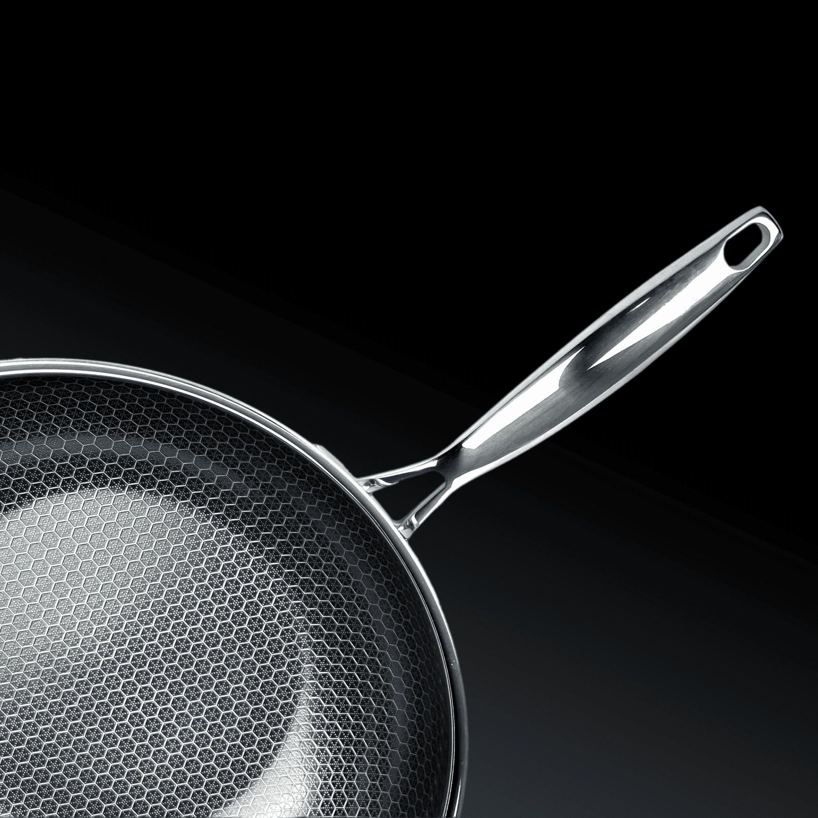 Sartén wok profesional de 30 cm para inducción, sartén de acero Yezey, juego de sartenes, sartén con tapa, sartén de acero inoxidable para inducción, lavavajillas