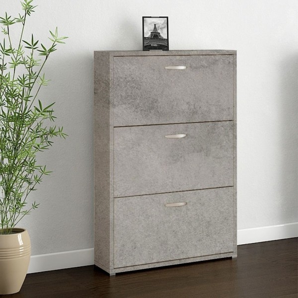 Tribesigns Meuble à Chaussures Avec 2 Tiroirs à Rabat - Meuble De Rangement Pour Chaussures - 80