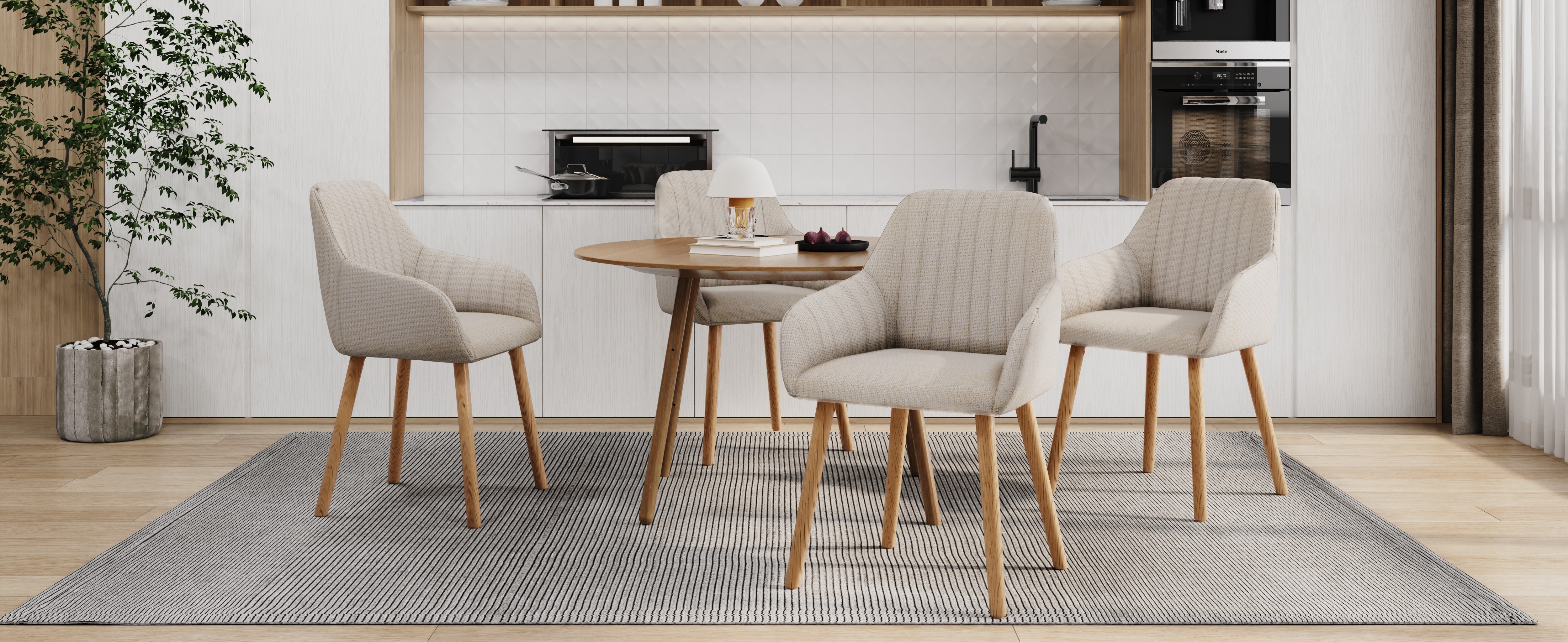 Chaise avec accoudoirs