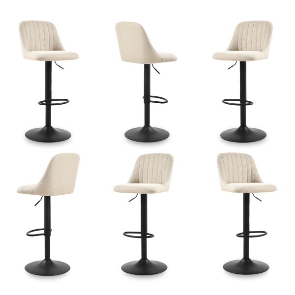 Lot de tabourets de bar - Vues multiples