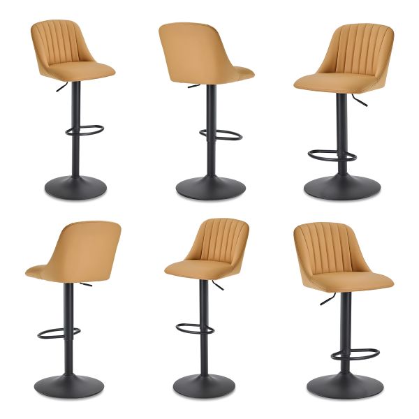 Lot de tabourets de bar - Vues multiples
