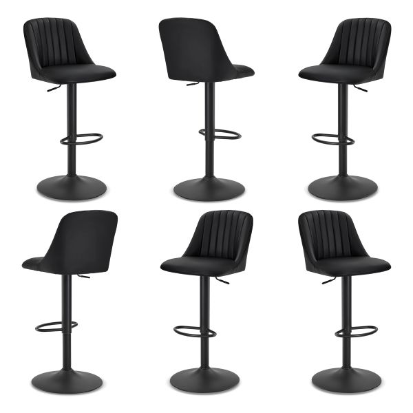 Lot de tabourets de bar - Vues multiples