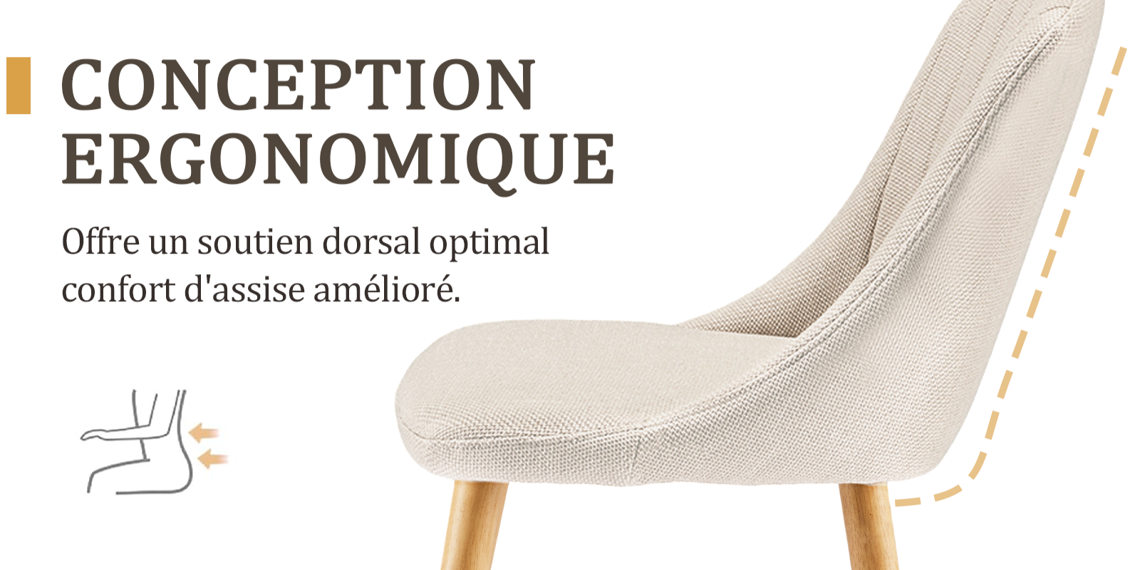 Ergonomie et confort de la chaise Goeurvant