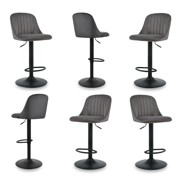 Lot de tabourets de bar - Vues multiples