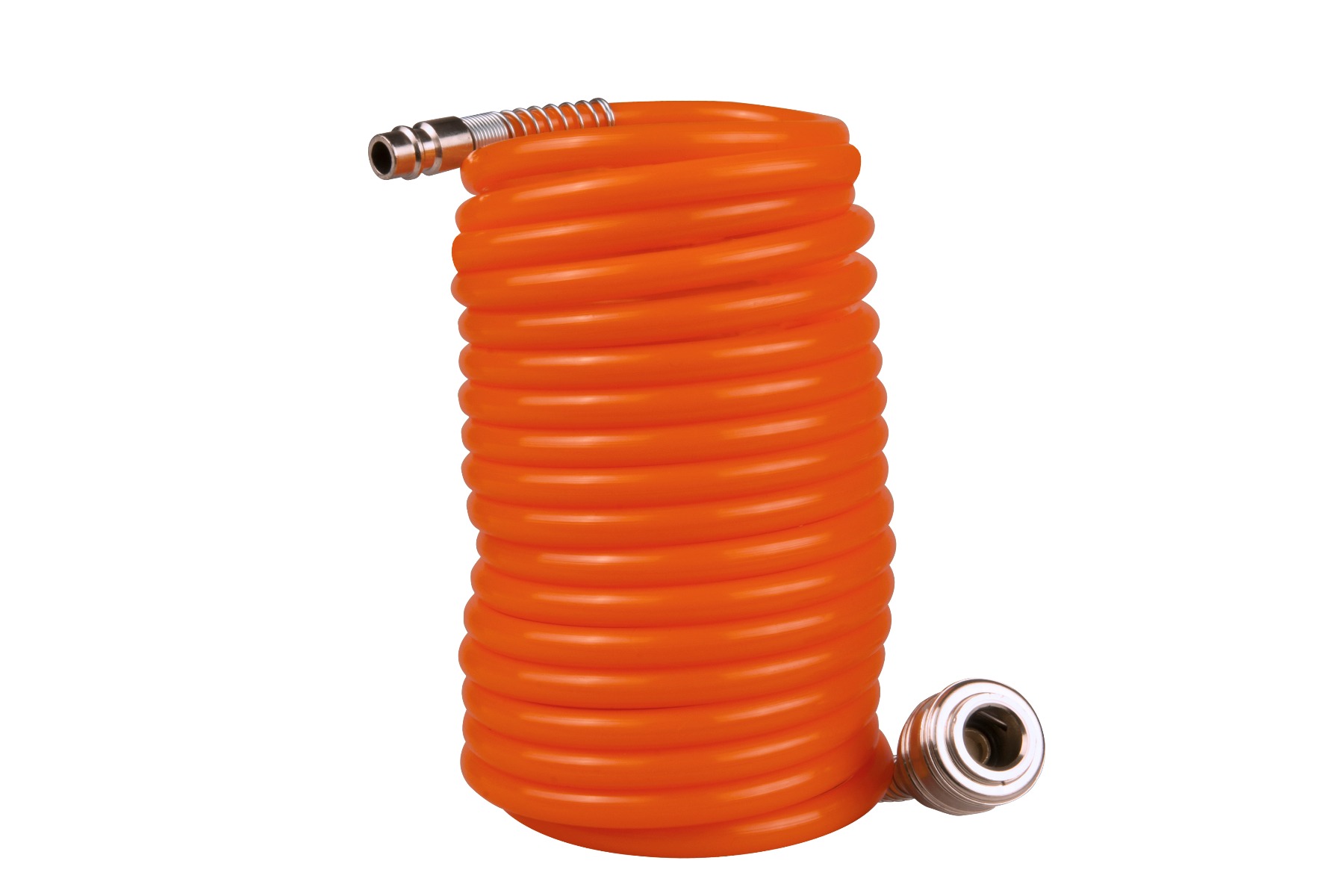 FERM ATM1036 Set di utensili pneumatici 5 pezzi - contiene pistola a spruzzo, gonfiatore, soffiatore per pulizia, pistola di soffiaggio, tubo per aria 5m - per compressore