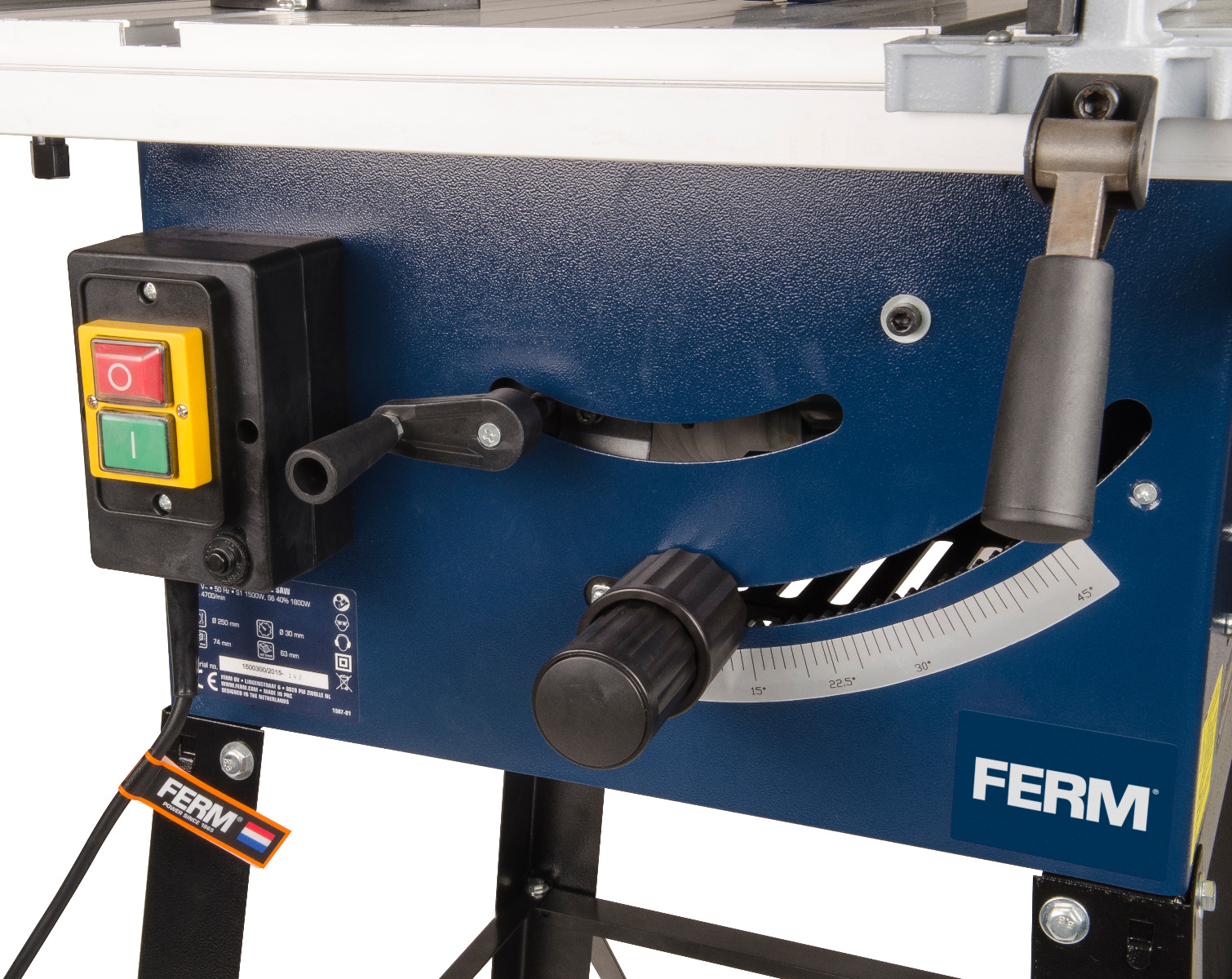 FERM Seghe circolare da banco 1800W TSM1033