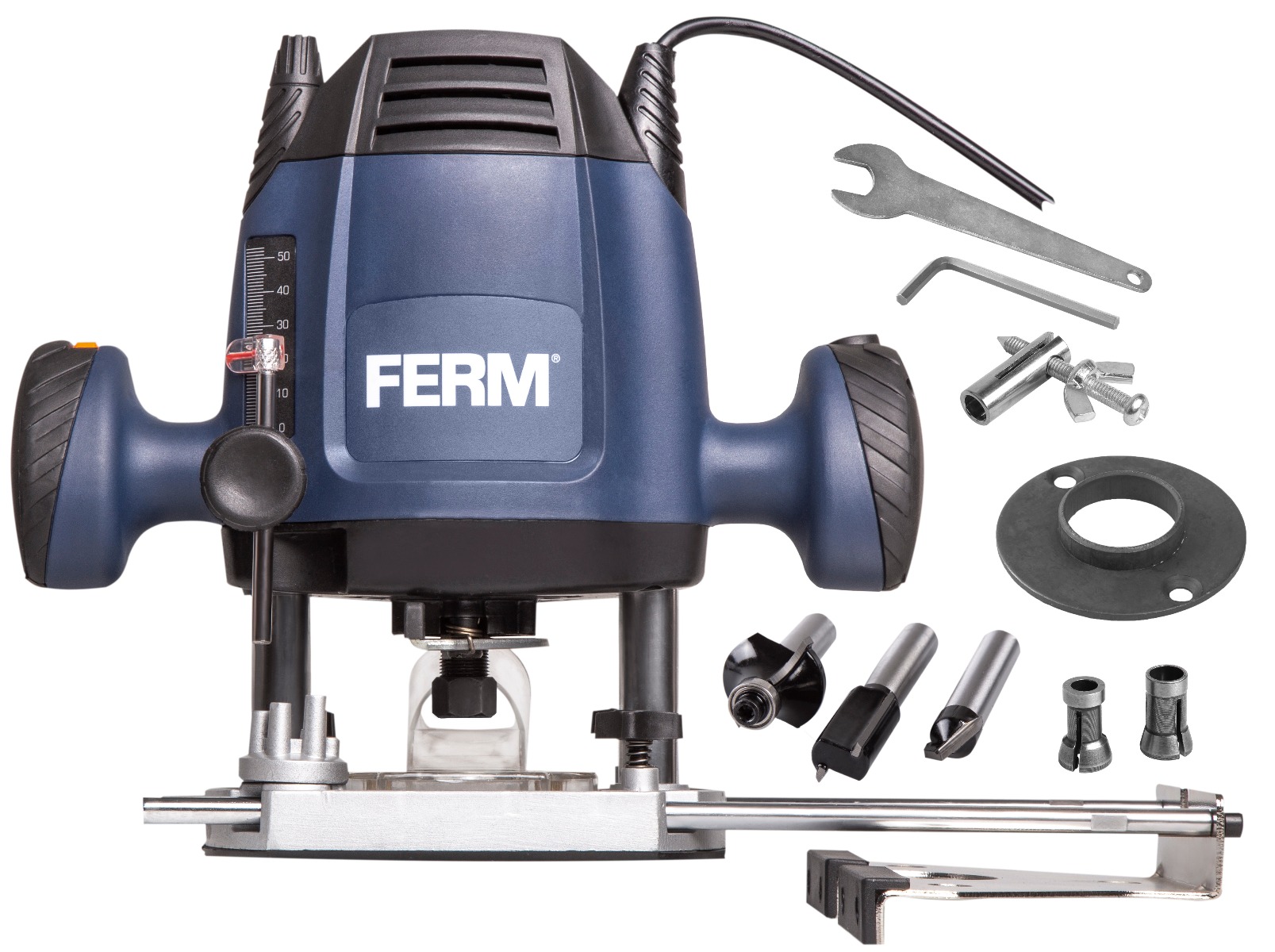 FERM PRM1021 Fresatrice verticale 1200W 6,8 mm