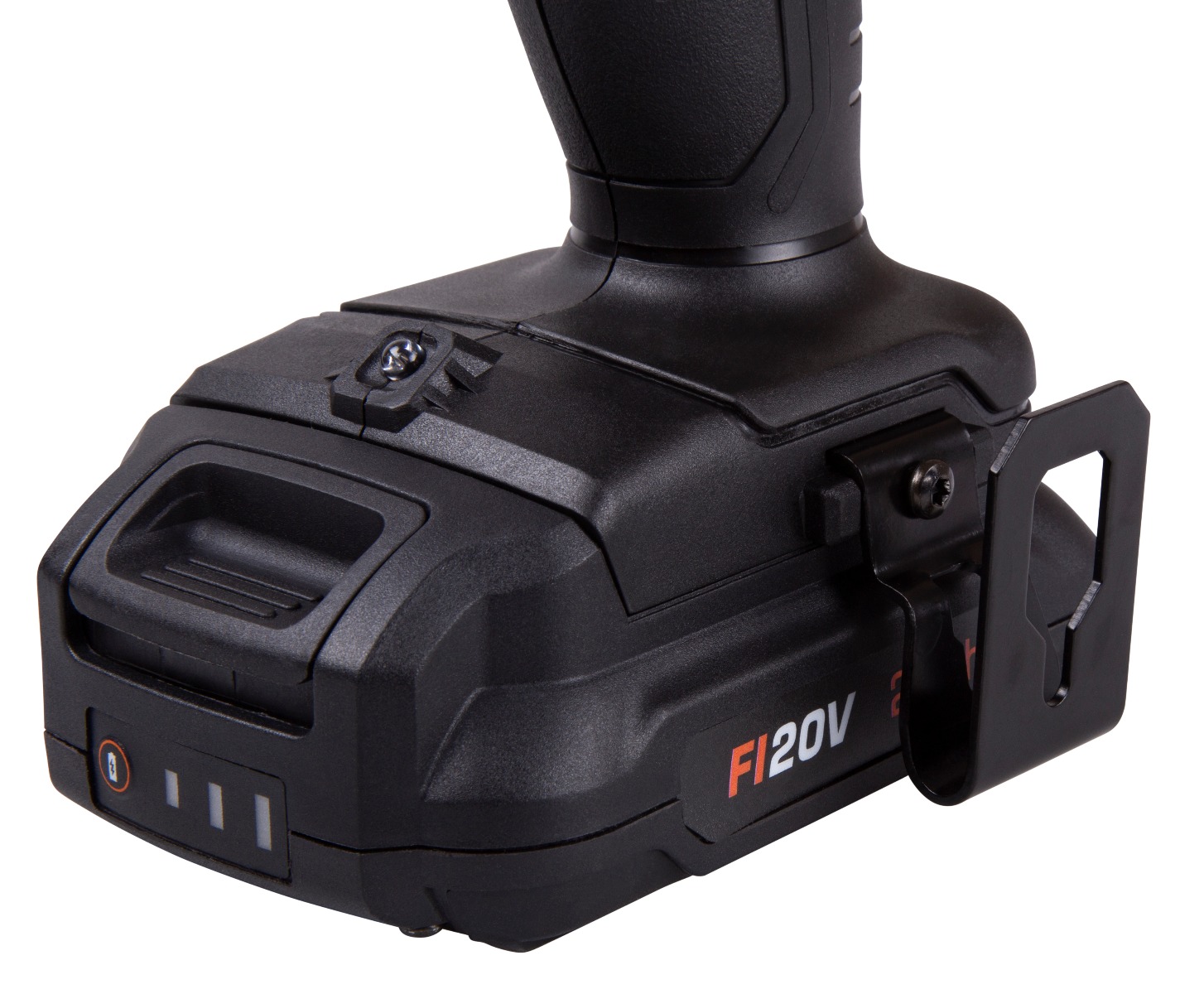 FERM CDM1147P Trapano a percussione a batteria 20V. Coppia 50Nm e Motore a 4 poli. Include 2 batterie 2.0Ah, un caricabatterie, 2 punte e una custodia