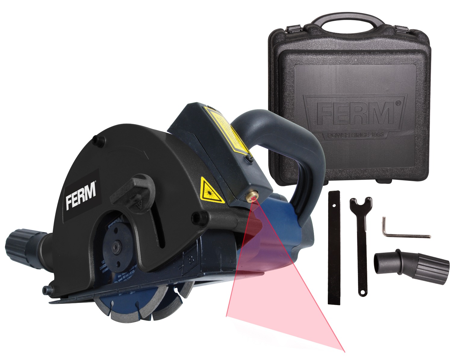 FERM WSM1009 Scanalatore 1700W 125mm