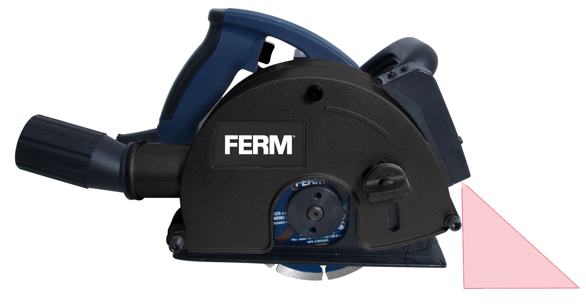 FERM WSM1009 Scanalatore 1700W 125mm