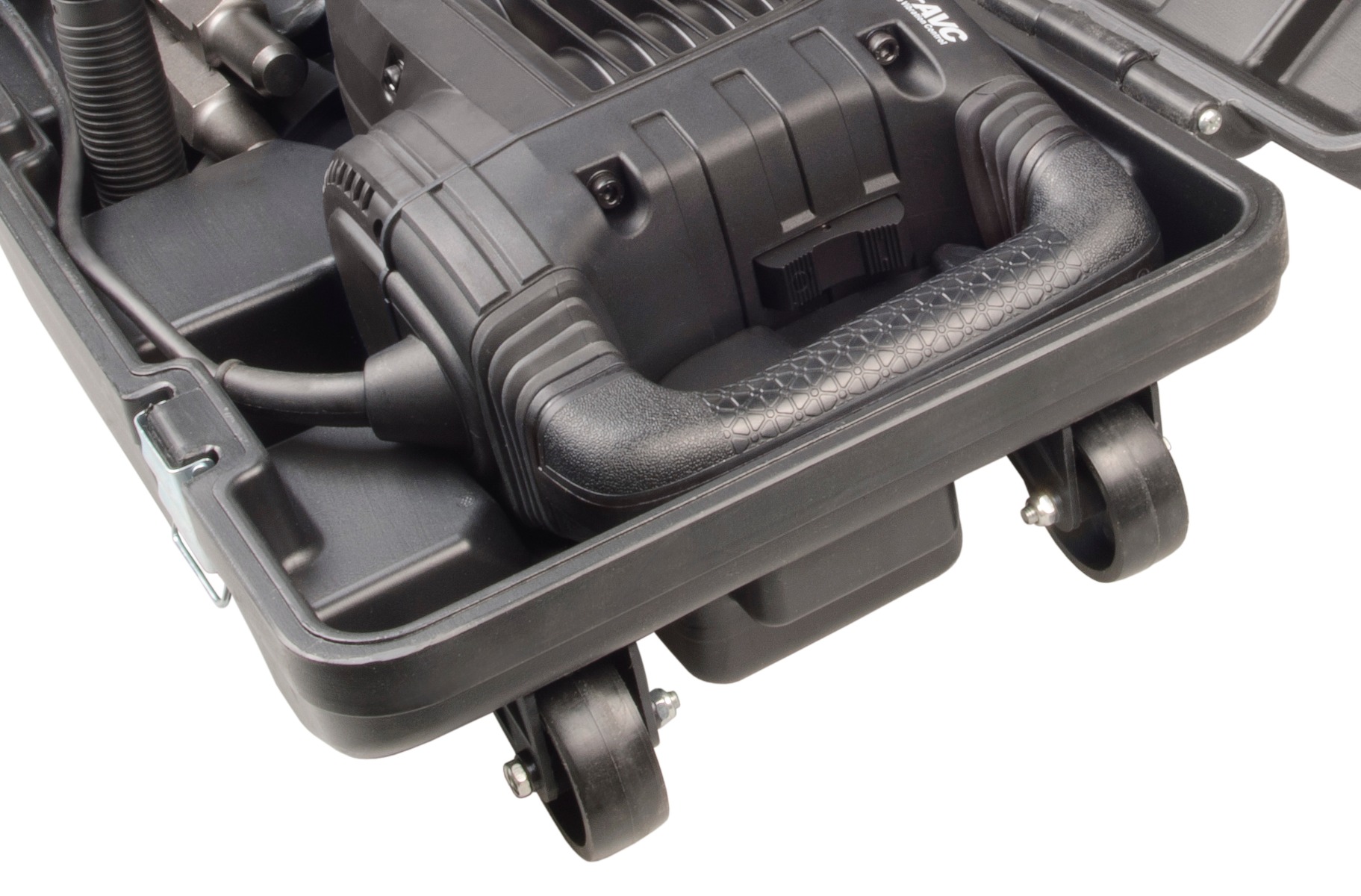 FERM HDM1042P Martello demolitore professionale 1500Mandrino SDS-Hex: 30 mm - Incl. robusta valigetta con ruote di trasporto, scalpello a punta e scalpello piatto