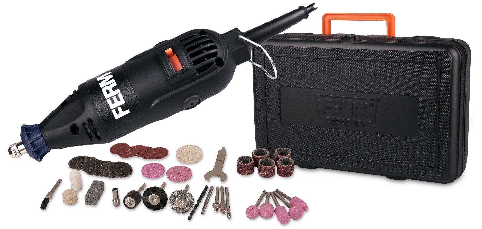 FERM CTM1012 utensile multifunzione 160W con 40 accessori