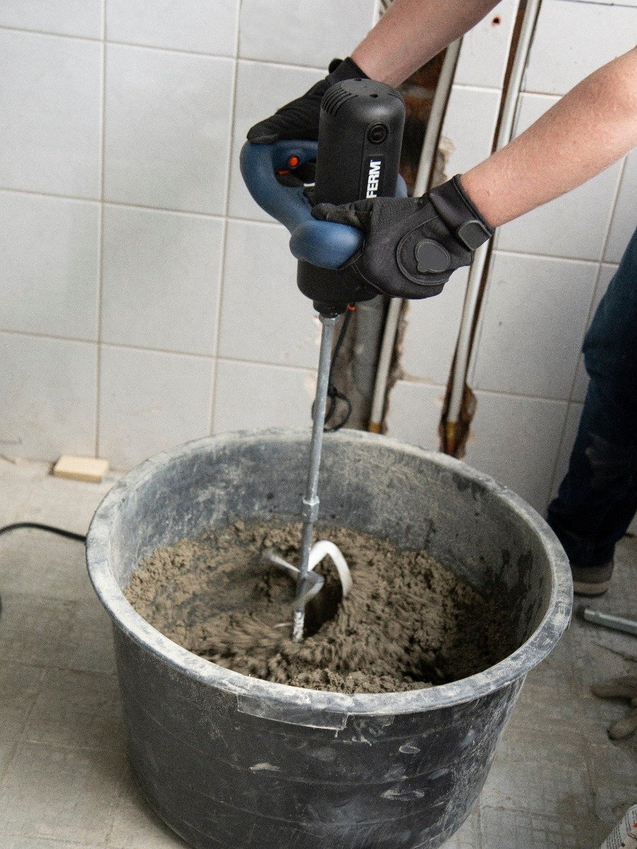 FERM PMM1006 Miscelatore malta e cemento 1400W