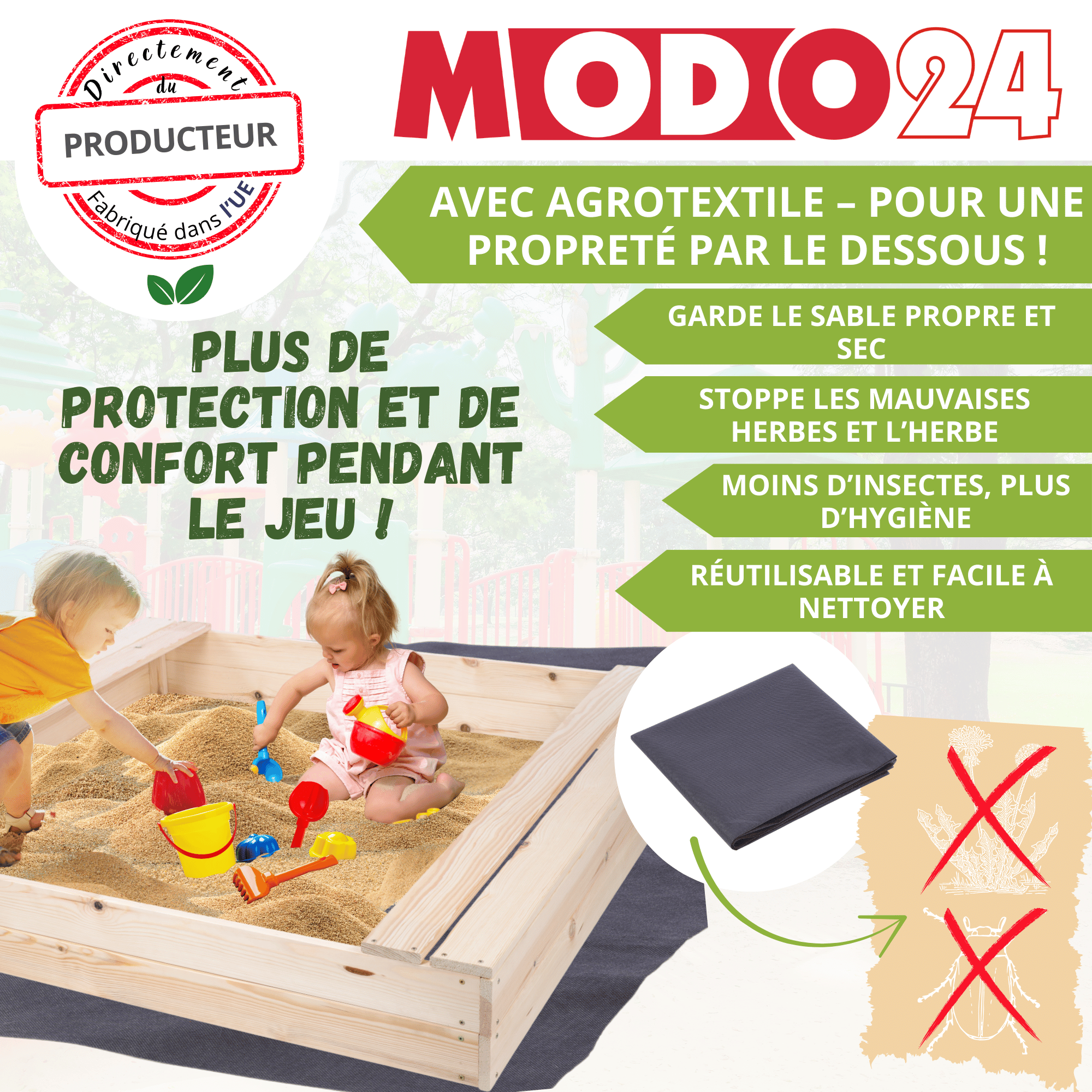 Agrofibre incluse