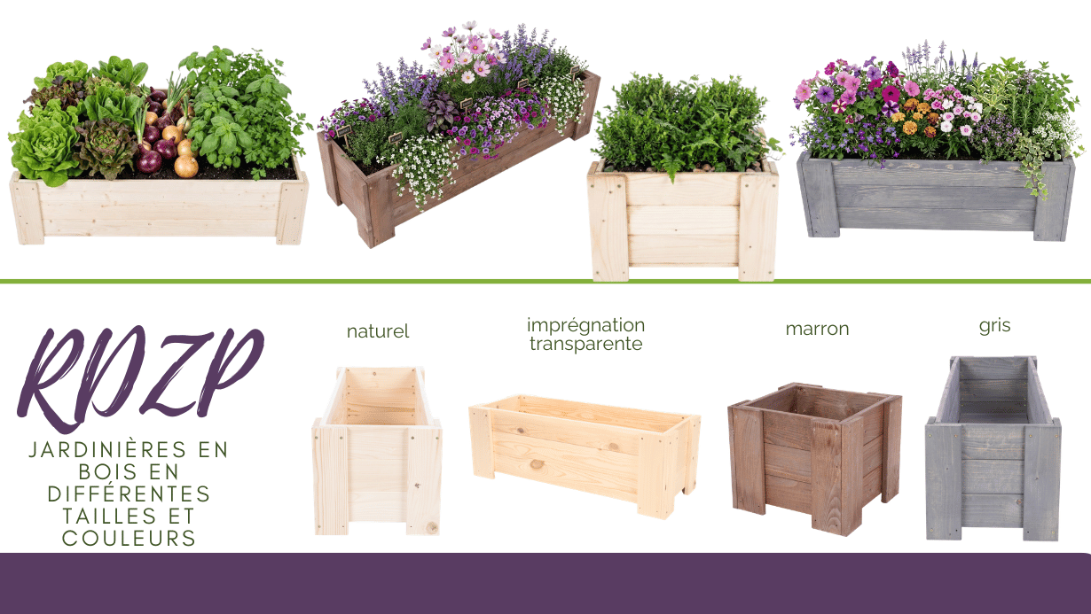 MODO24 RDZP - Jardinières en bois