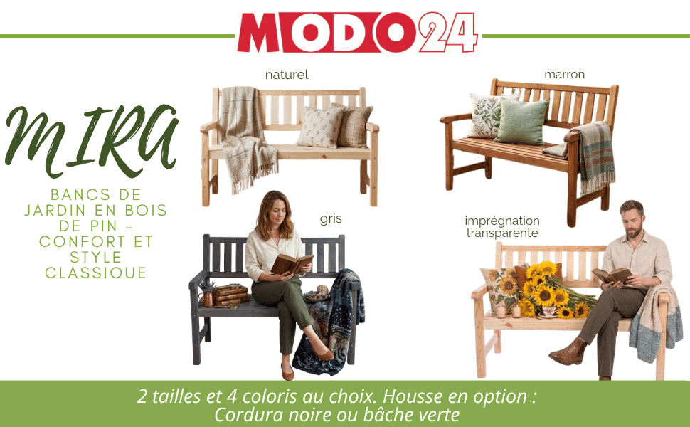 Banc de jardin MODO24 MIRA