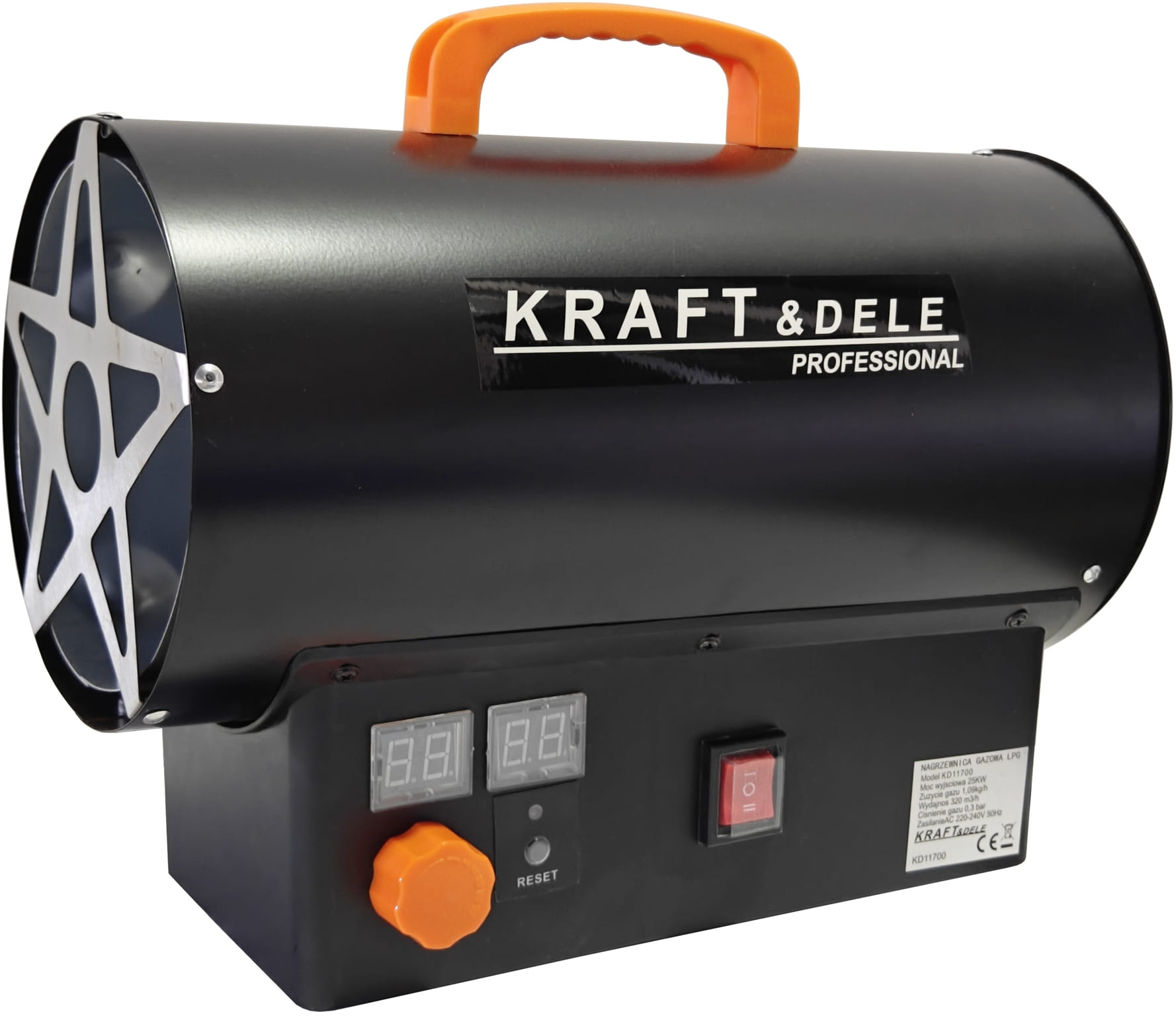 Riscaldatore a gas da 25 kW