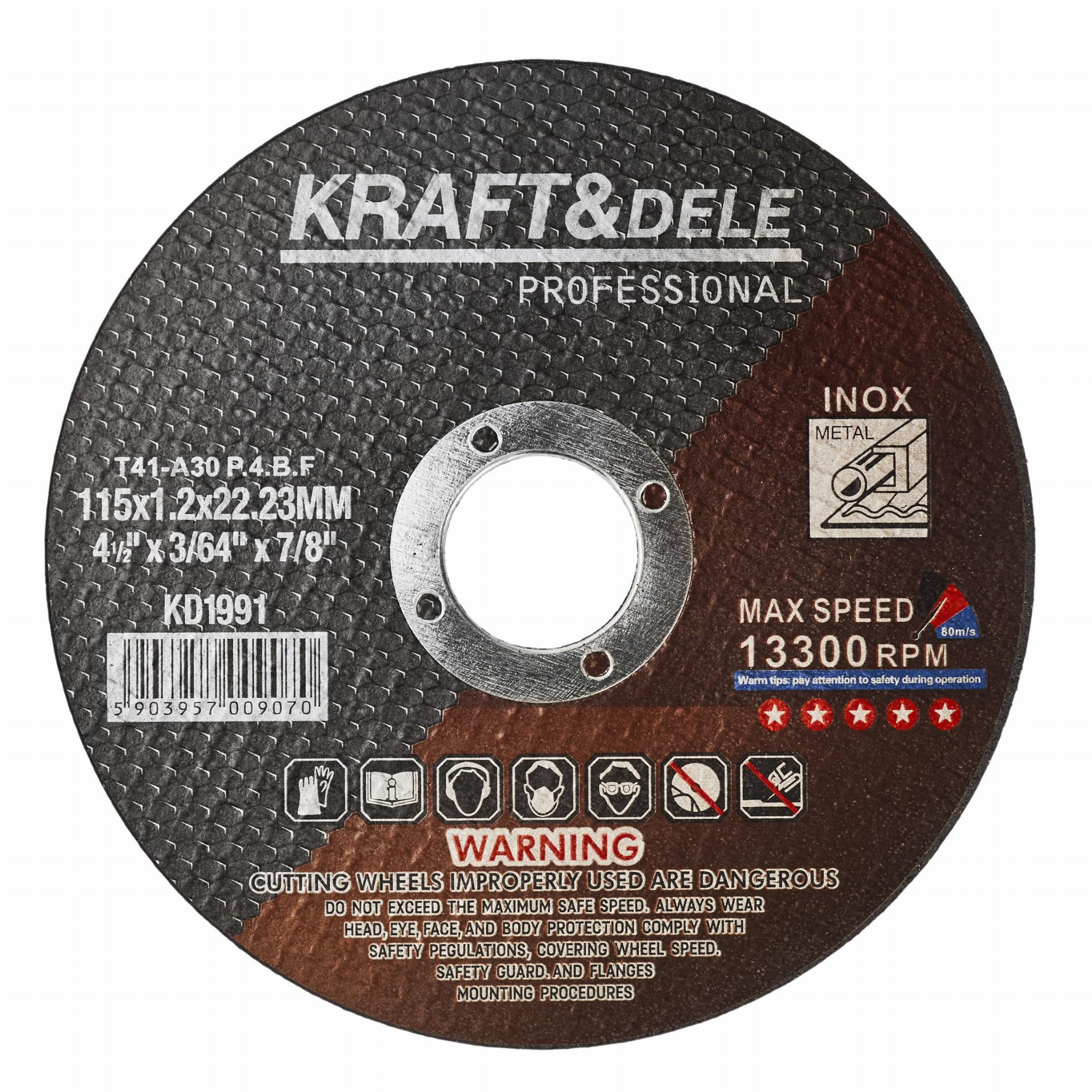 Metalltrennscheibe 115 x 1,2 mm verstärkt