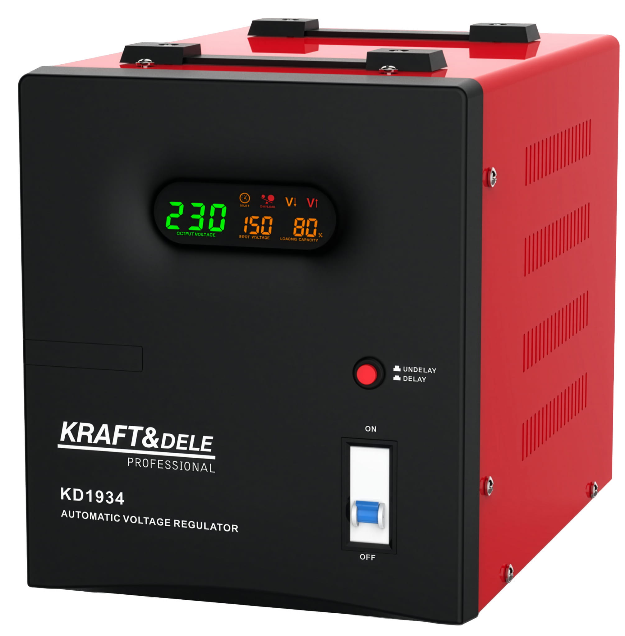 Stabilizzatore di tensione automatico AVR 3000VA | Kraft&Dele