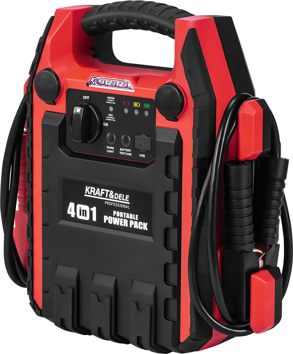 Jump Starter 4in1 1200A Kompressor | Kraft&Dele