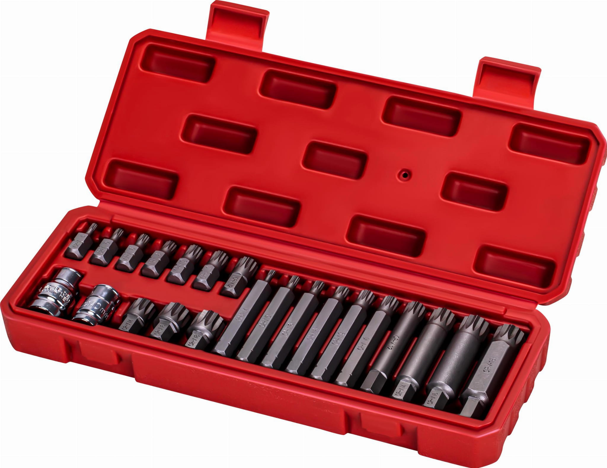 Vielzahn-Bit-Set M4-M18, 22-teilig | Kraft&Dele