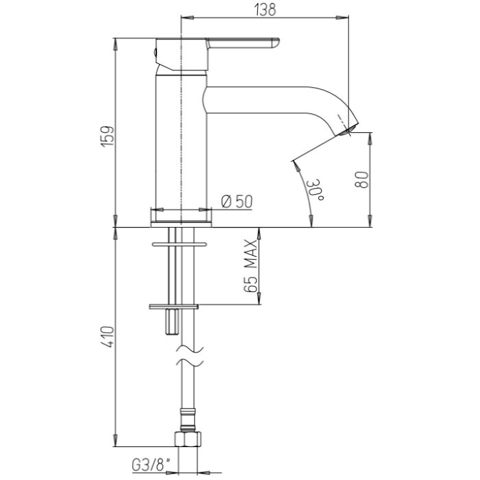 Dimensioni lavabo