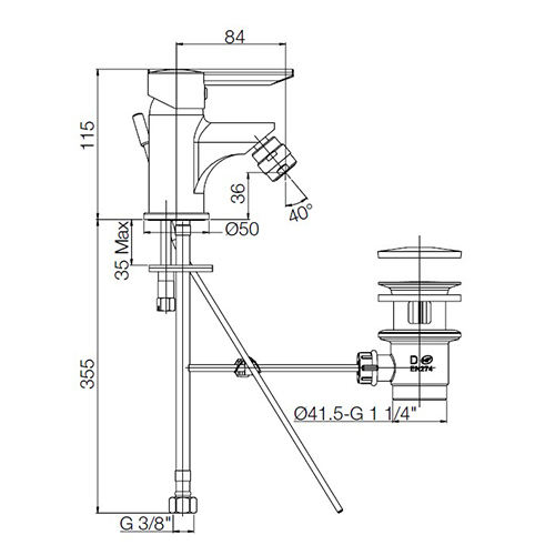 Dimensioni bidet