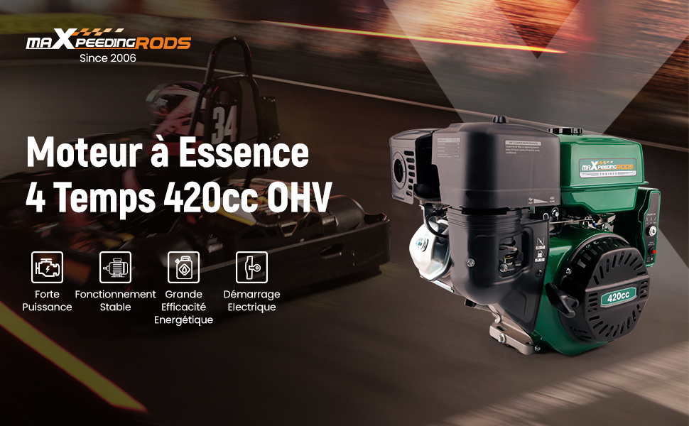 Moteur à essence électrique 420cc