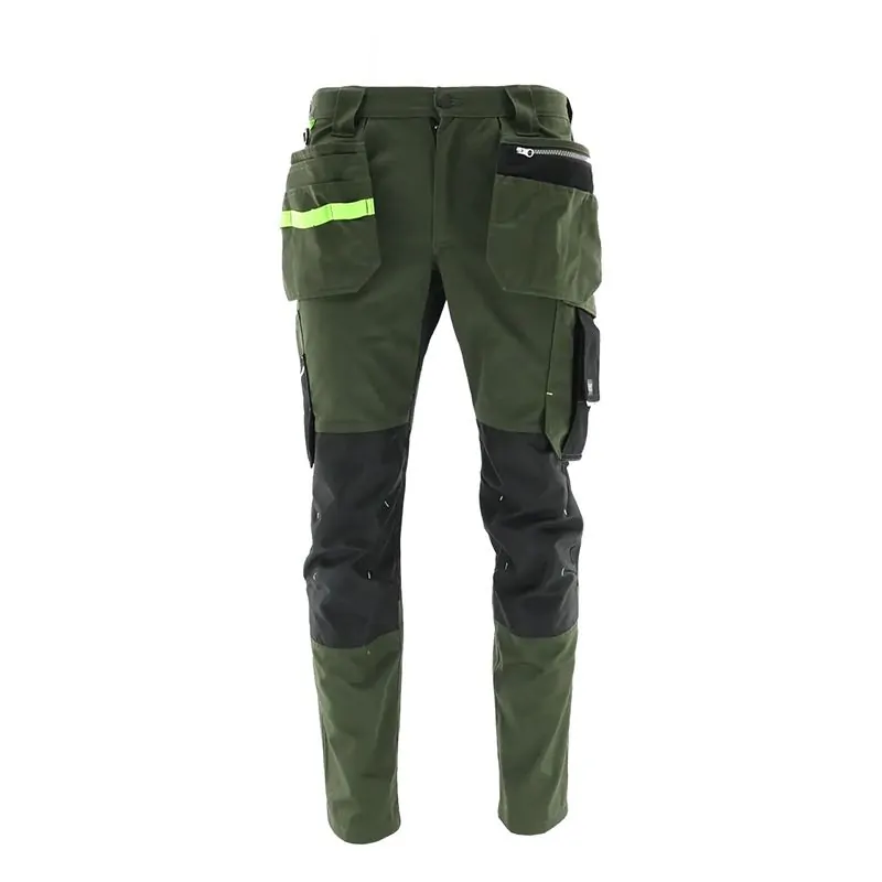 Pantalones de trabajo ajustados delanteros
