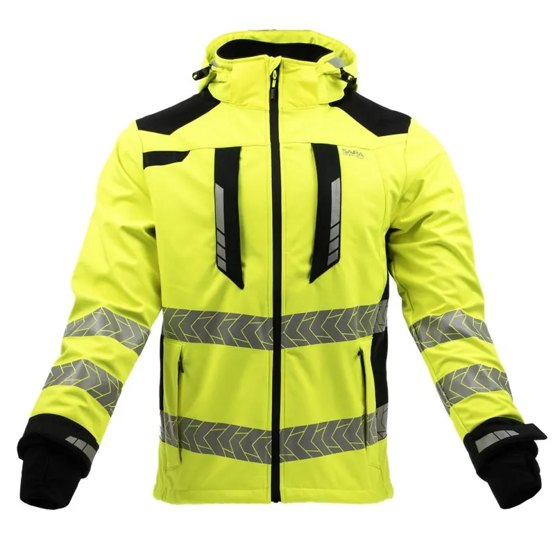 Chaqueta Softshell Drogowiec Comfort Warning Front