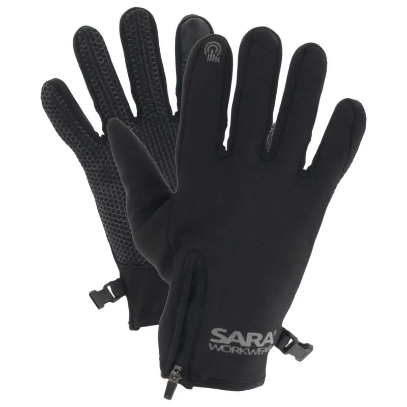 Rękawice Mechanic RSM001 smart grip black - front view