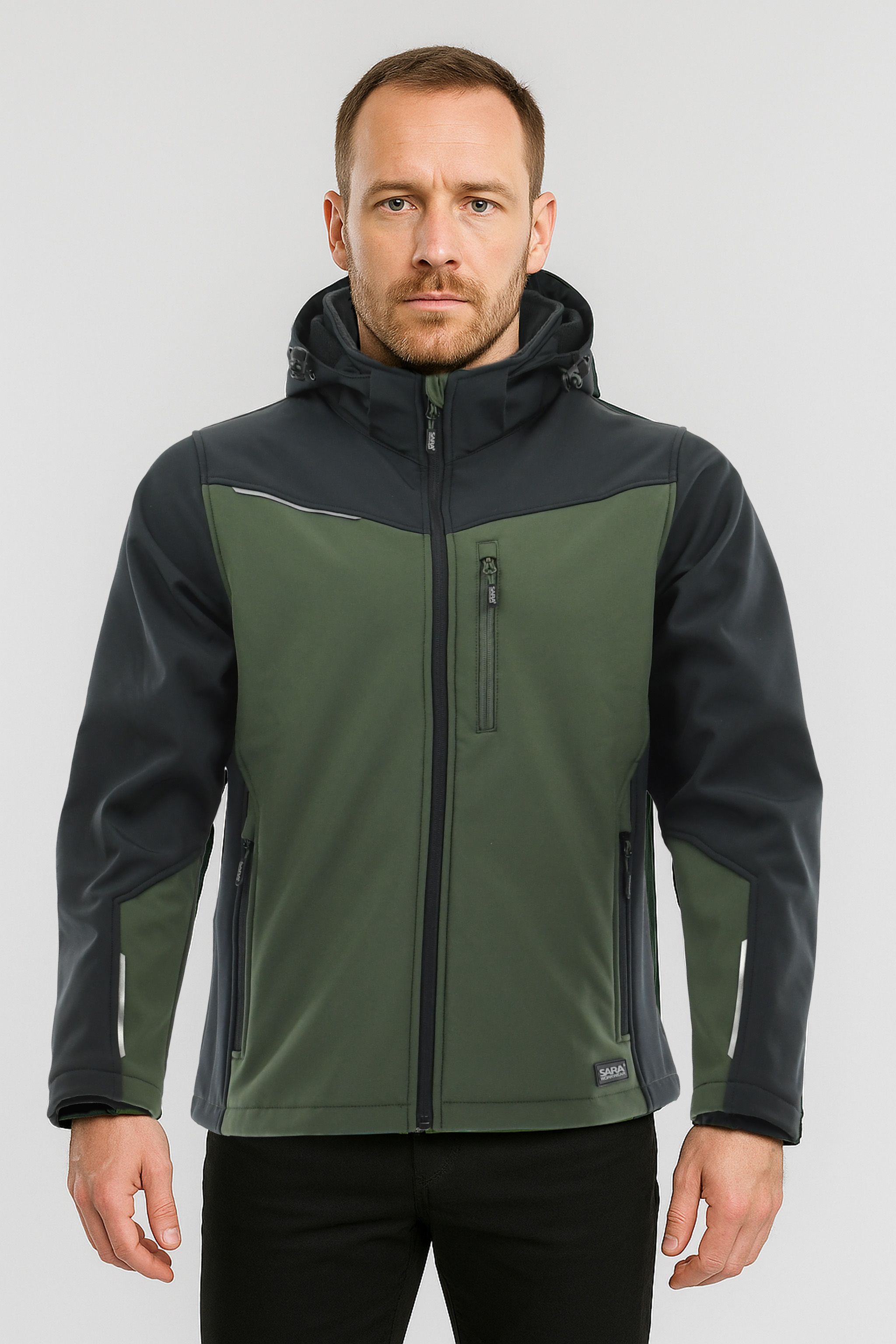 Chaqueta softshell de trabajo Comfort Plus - foto completa