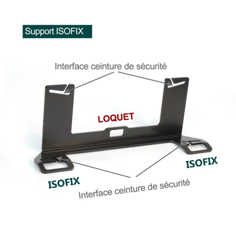 Kit de montage ISOFIX universel pour siège arrière de voiture pour enfant -  Achat / Vente siège auto Kit de fixation ancrage - Cdiscount