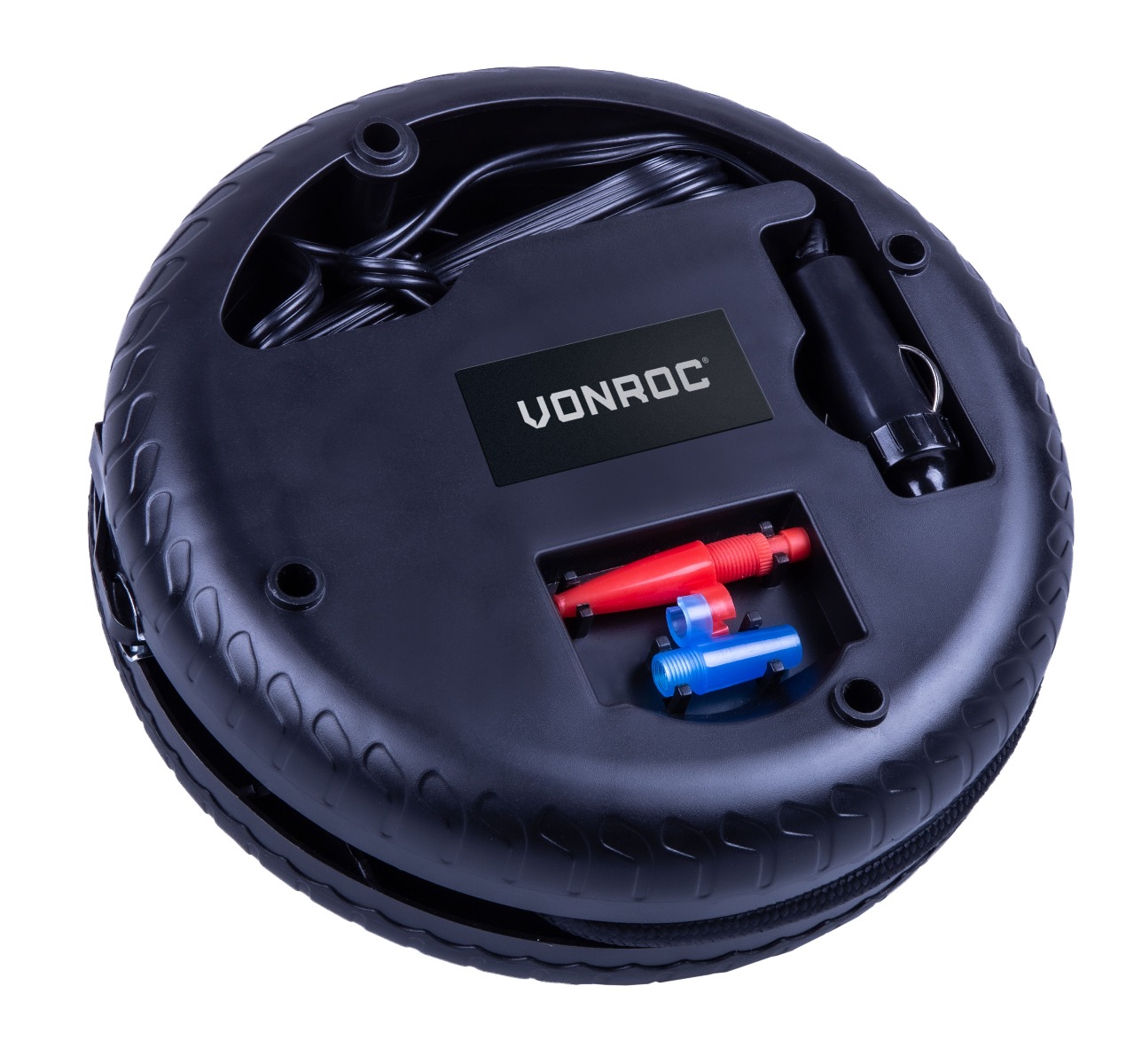 VONROC CR502AC Compressore portatile 12V con manometro