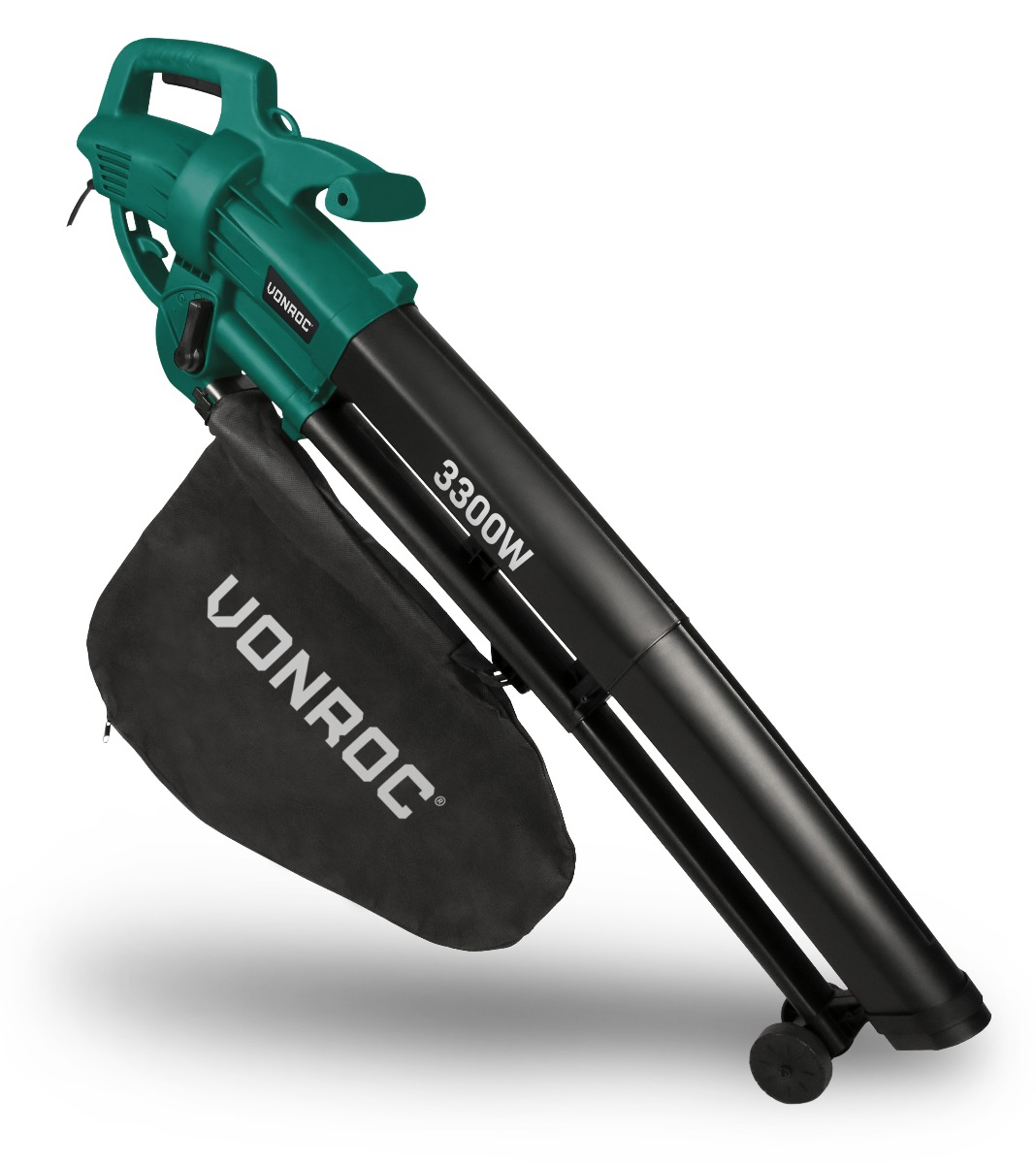 VONROC LB501AC Soffiatore elettrico per foglie 3300W - 3 in 1