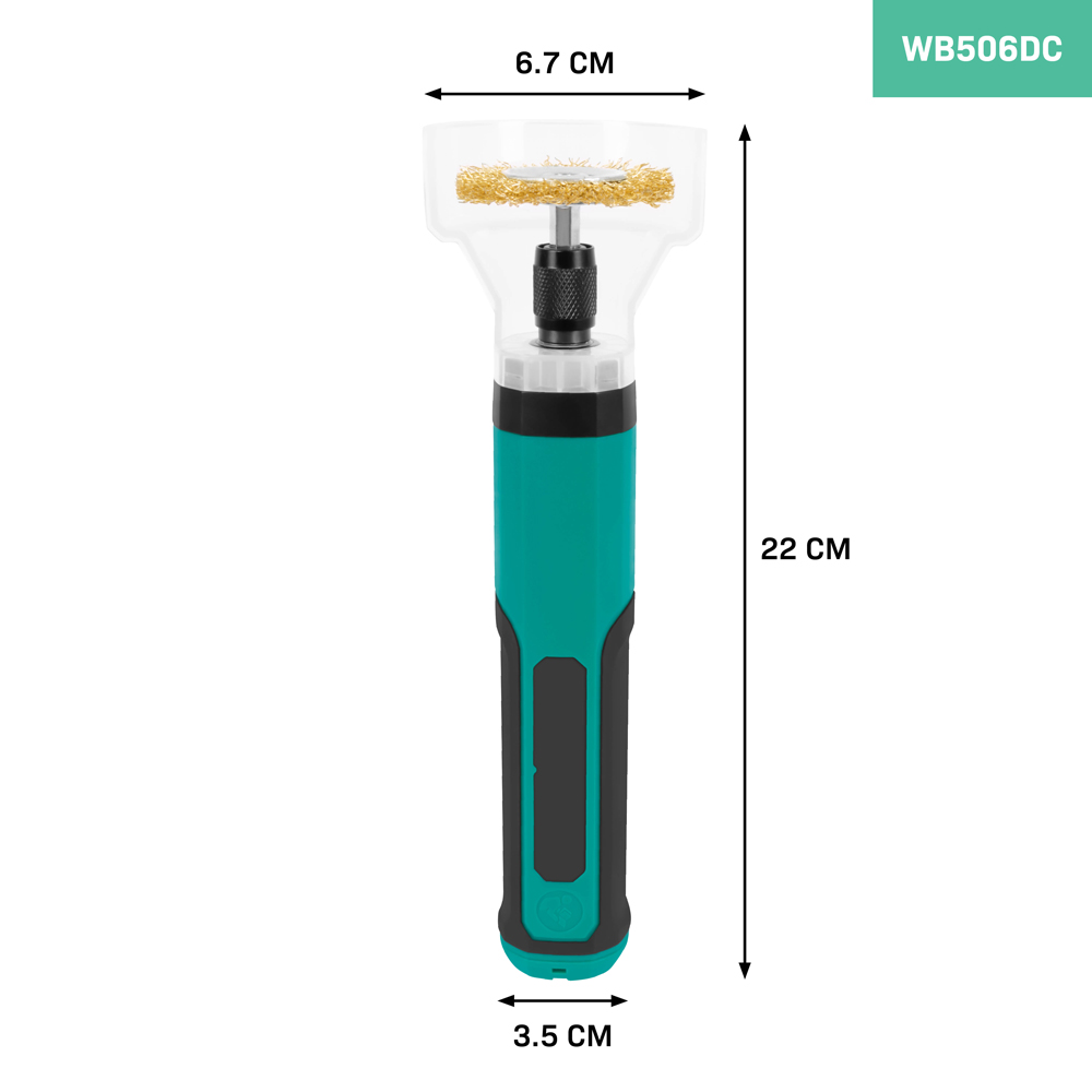 Brosse à mauvaises herbes VONROC détail
